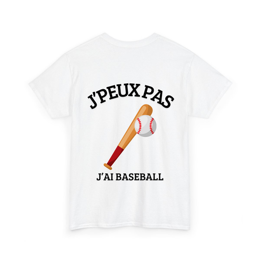 J'peux pas j'ai baseball 1 - TextileRire