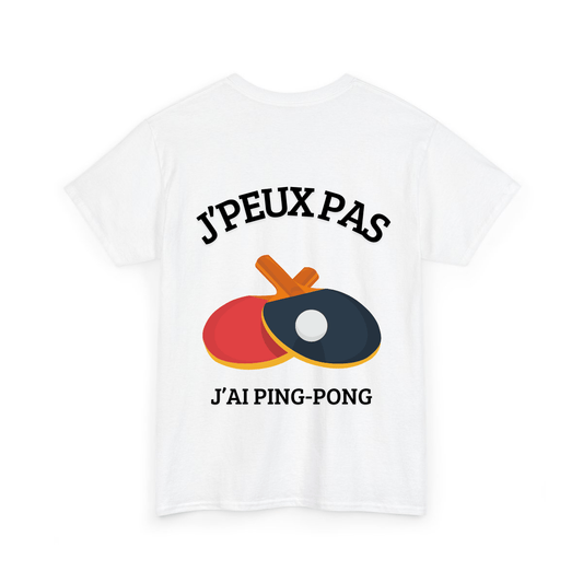 J'peux pas j'ai ping - pong 1 - TextileRire