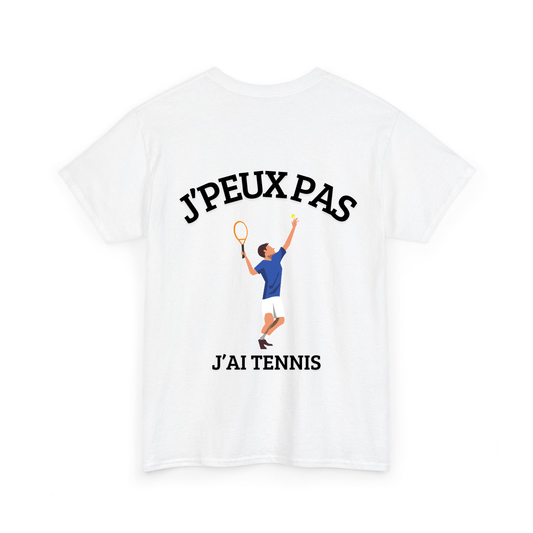 J'peux pas j'ai tennis 2 - TextileRire