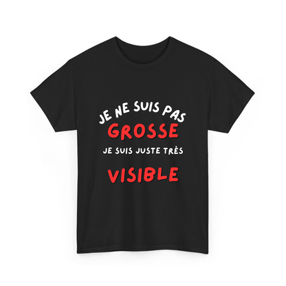 Je ne suis pas gros/grosse, je suis juste très visible