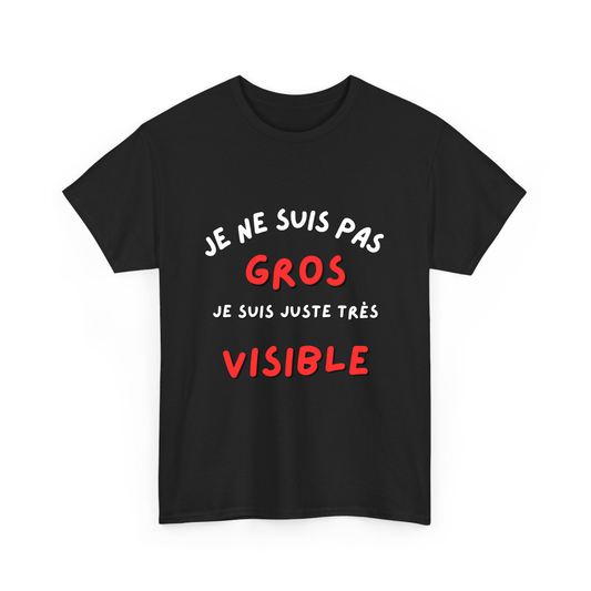 Je ne suis pas gros/grosse, je suis juste très visible