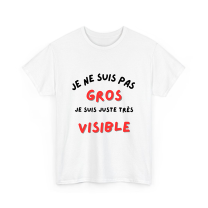 Je ne suis pas gros/grosse, je suis juste très visible