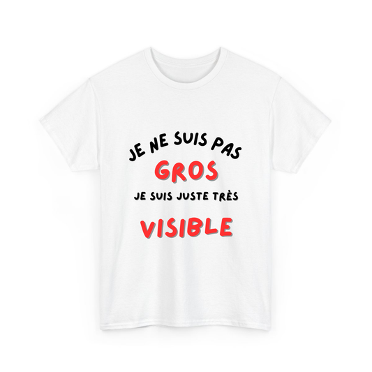 Je ne suis pas gros/grosse, je suis juste très visible