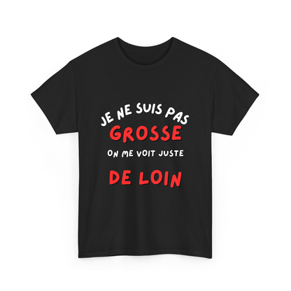 Je ne suis pas gros/grosse, on me voit juste de loin