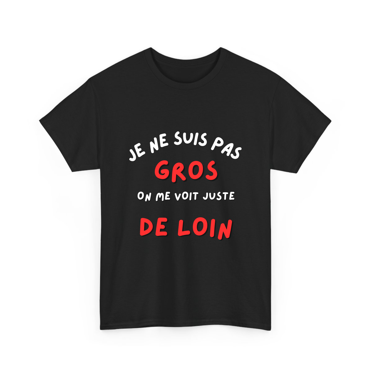 Je ne suis pas gros/grosse, on me voit juste de loin
