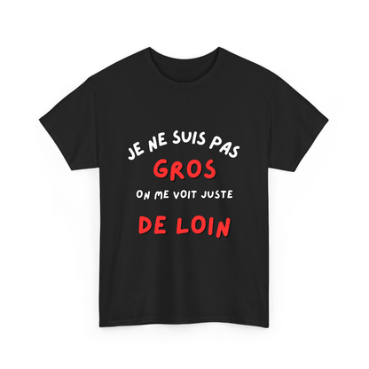 Je ne suis pas gros/grosse, on me voit juste de loin