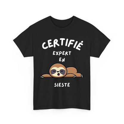 Certifié/certifiée expert/experte en sieste - TextileRire