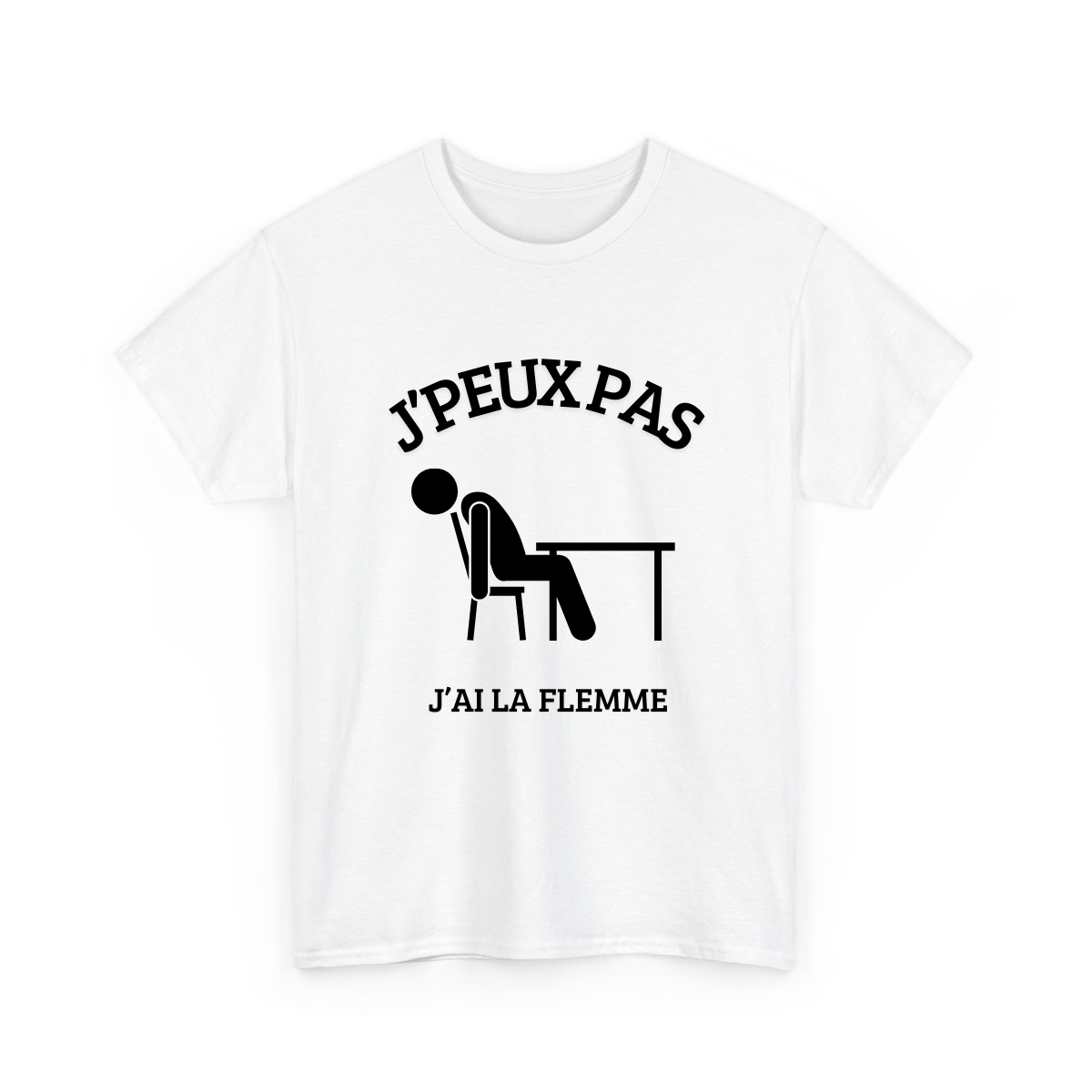 J’peux pas j’ai la flemme - TextileRire