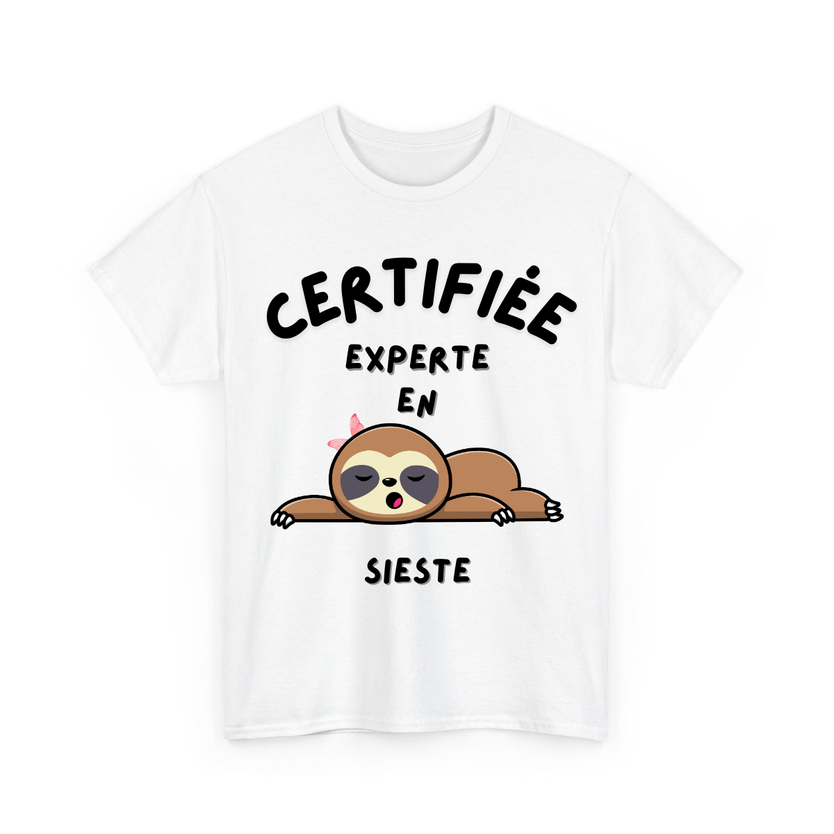 Certifié/certifiée expert/experte en sieste - TextileRire