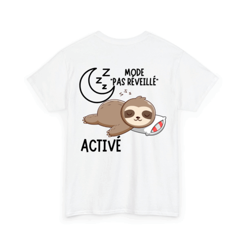 Mode pas réveillé activé - TextileRire
