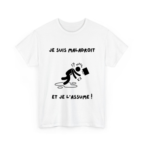 Alternative view of Je suis maladroit/maladroite et je l'assume