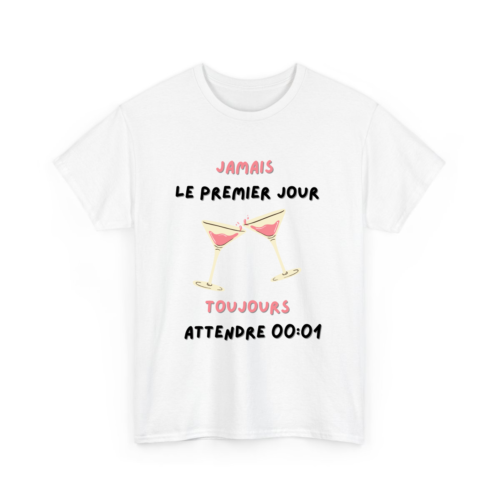 Alternative view of Jamais le premier jour, toujours attendre 00:01