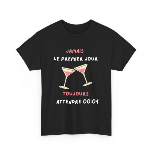 Jamais le premier jour, toujours attendre 00:01